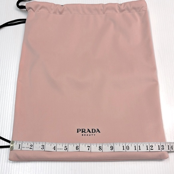 PRADA PARADOXE PINK/BLACK REVERSIBLE DRAWSTRINGS BACKPACK - Picture 10 of 12